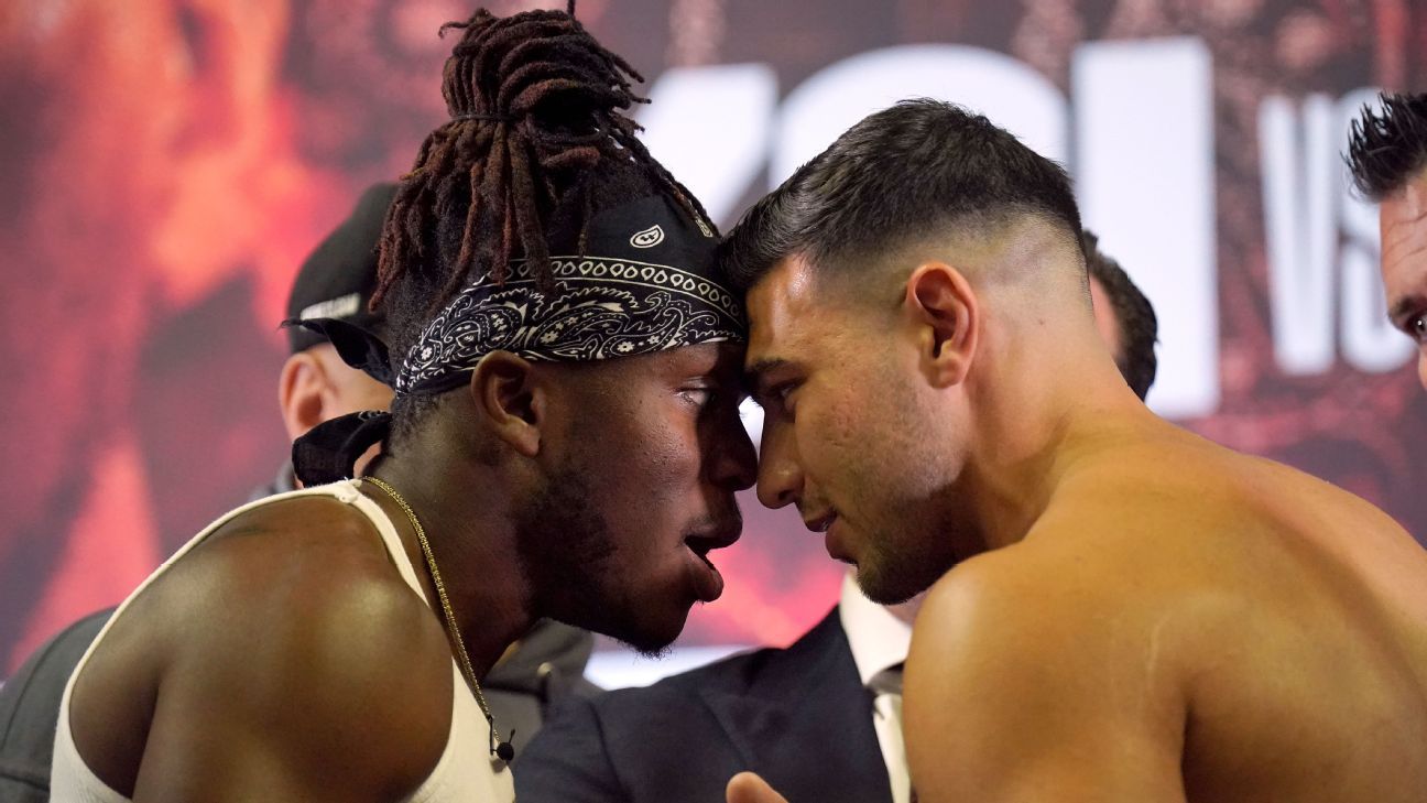 KSI-Tommy Fury and Logan Paul-Dillon Danis live results and analysis - ESPN