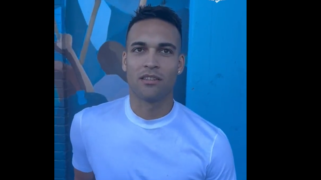 Lautaro Martínez visitó Racing y dejó un mensaje de aliento - ESPN