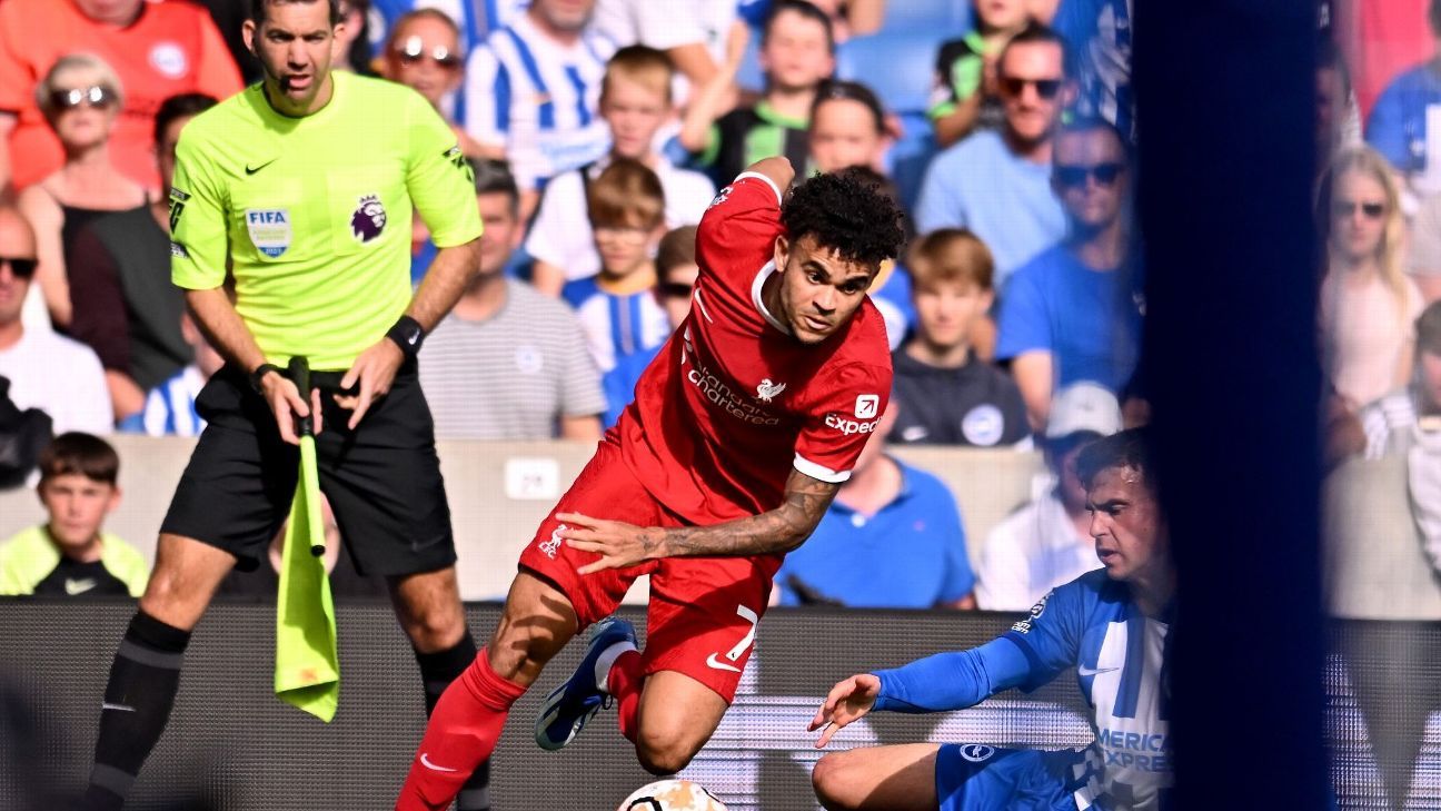 Luis Diaz will have a new left back in Liverpool to face Everton - ESPN.