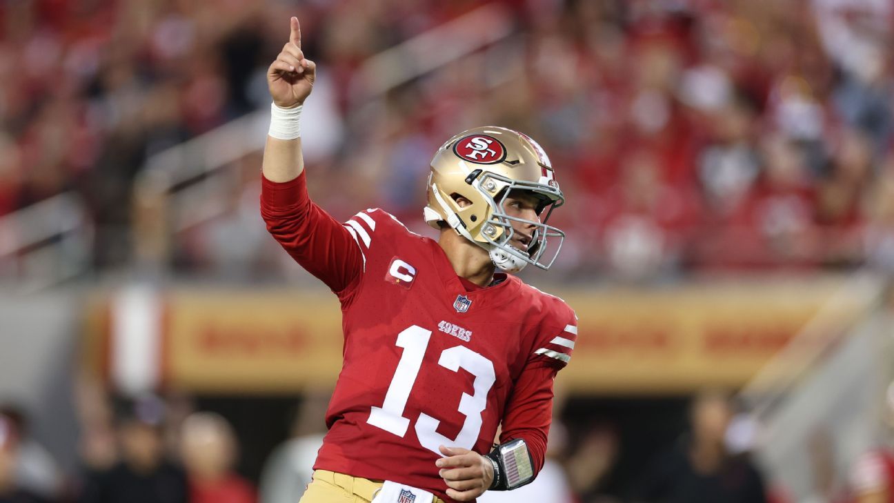 49ers QB Brock Purdy cleared the concussion protocol and will start against the Bengals - ESPN