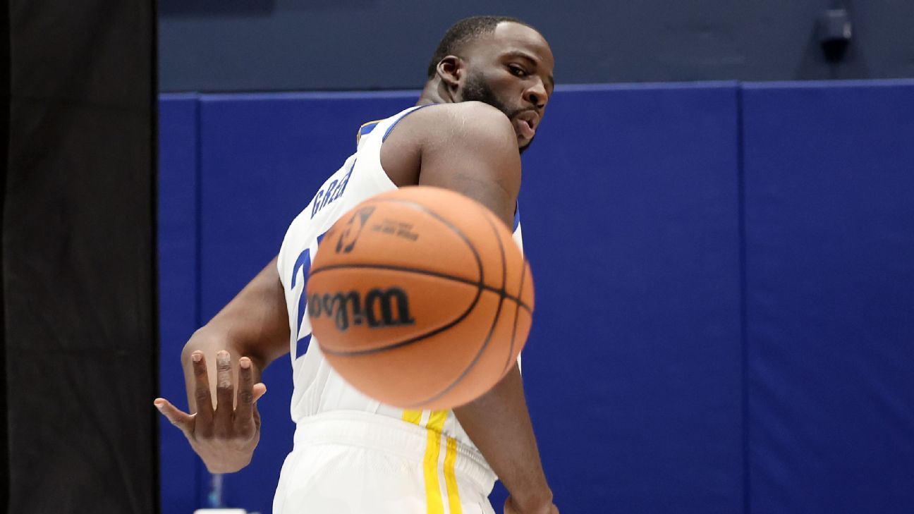 An ankle injury prevents the Warriors from having Draymond Green in the opening game - ESPN.