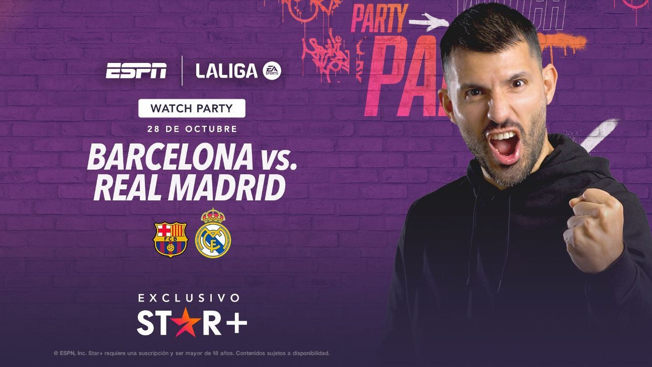 Cómo ver Barcelona-Real Madrid y el derbi de Manchester - ESPN