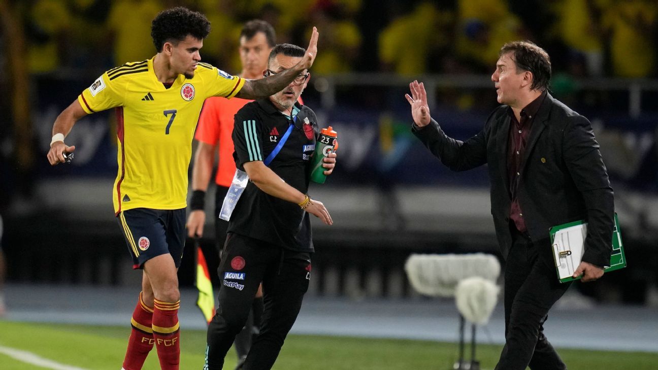 Lorenzo, feliz con el heroico final que tuvo Luis Díaz ante Brasil - ESPN