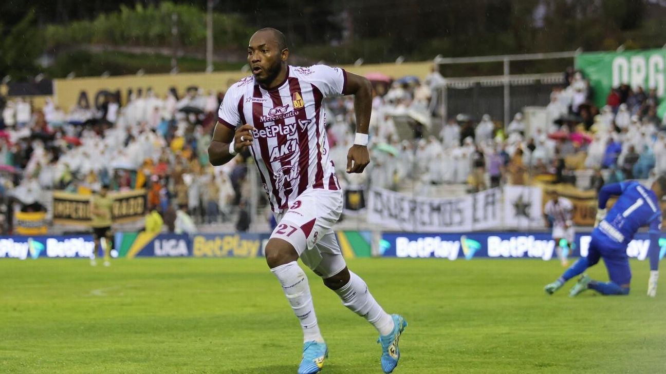 Tolima goleó como visitante y acabó con el invicto de Águilas Doradas - ESPN