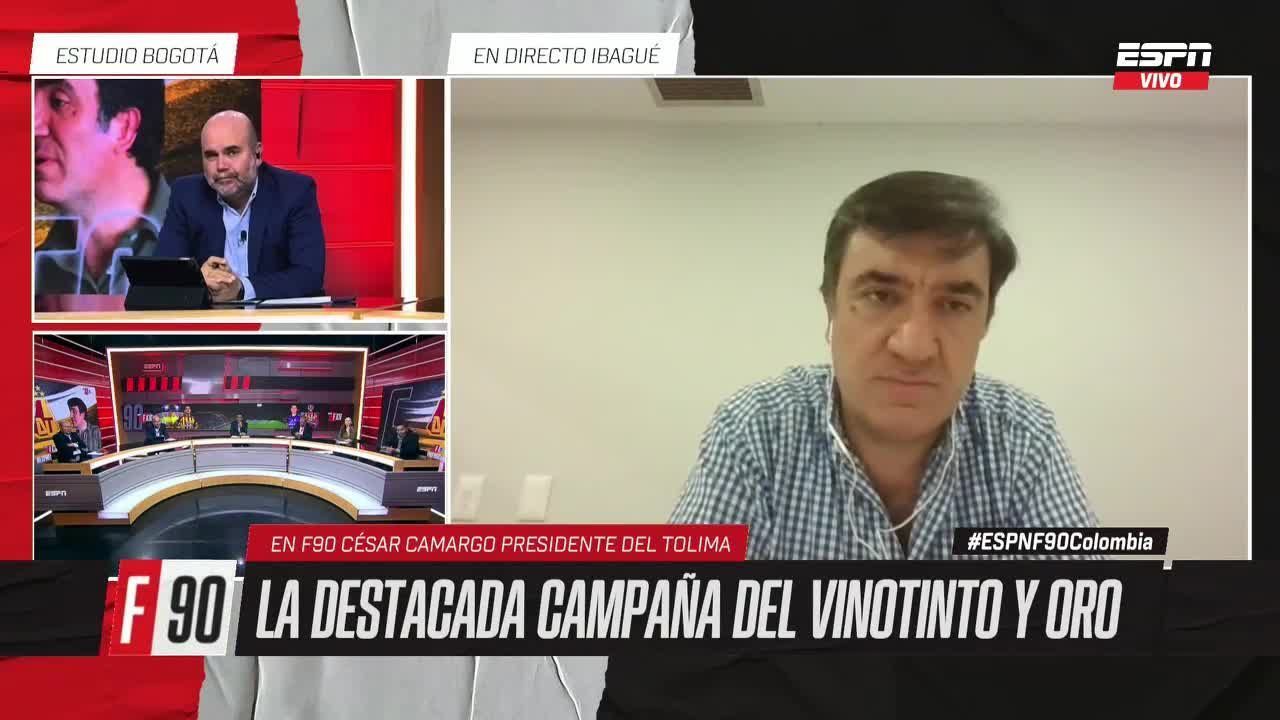 César Camargo reveló por qué eligió a David González para el Tolima - ESPN