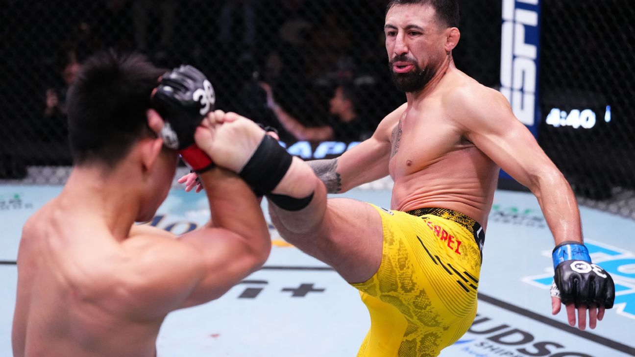 Chris 'el Guapo' Gutiérrez cae en su primera pelea estelar en UFC - ESPN