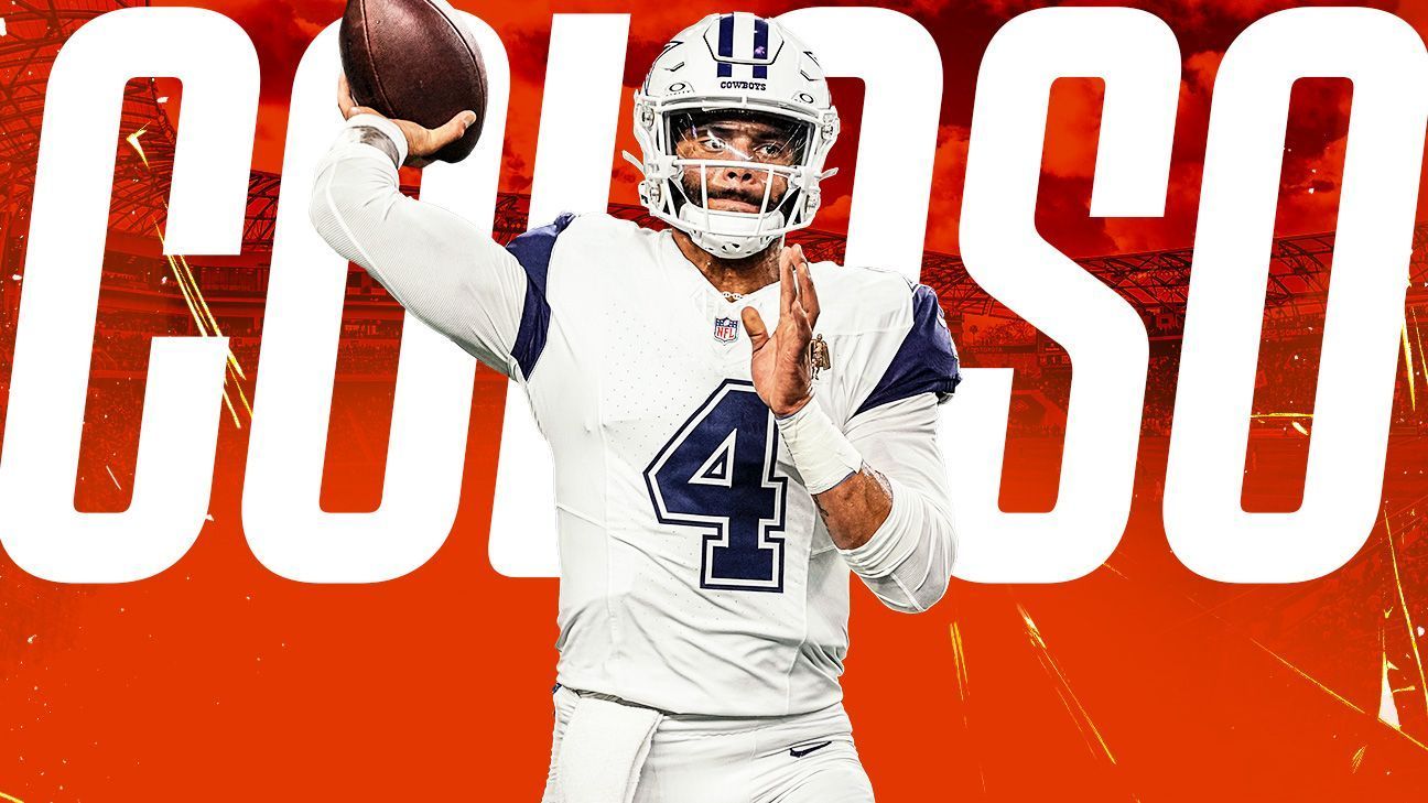 Dak Prescott de los Dallas Cowboys es el Coloso de la Semana 14 - ESPN