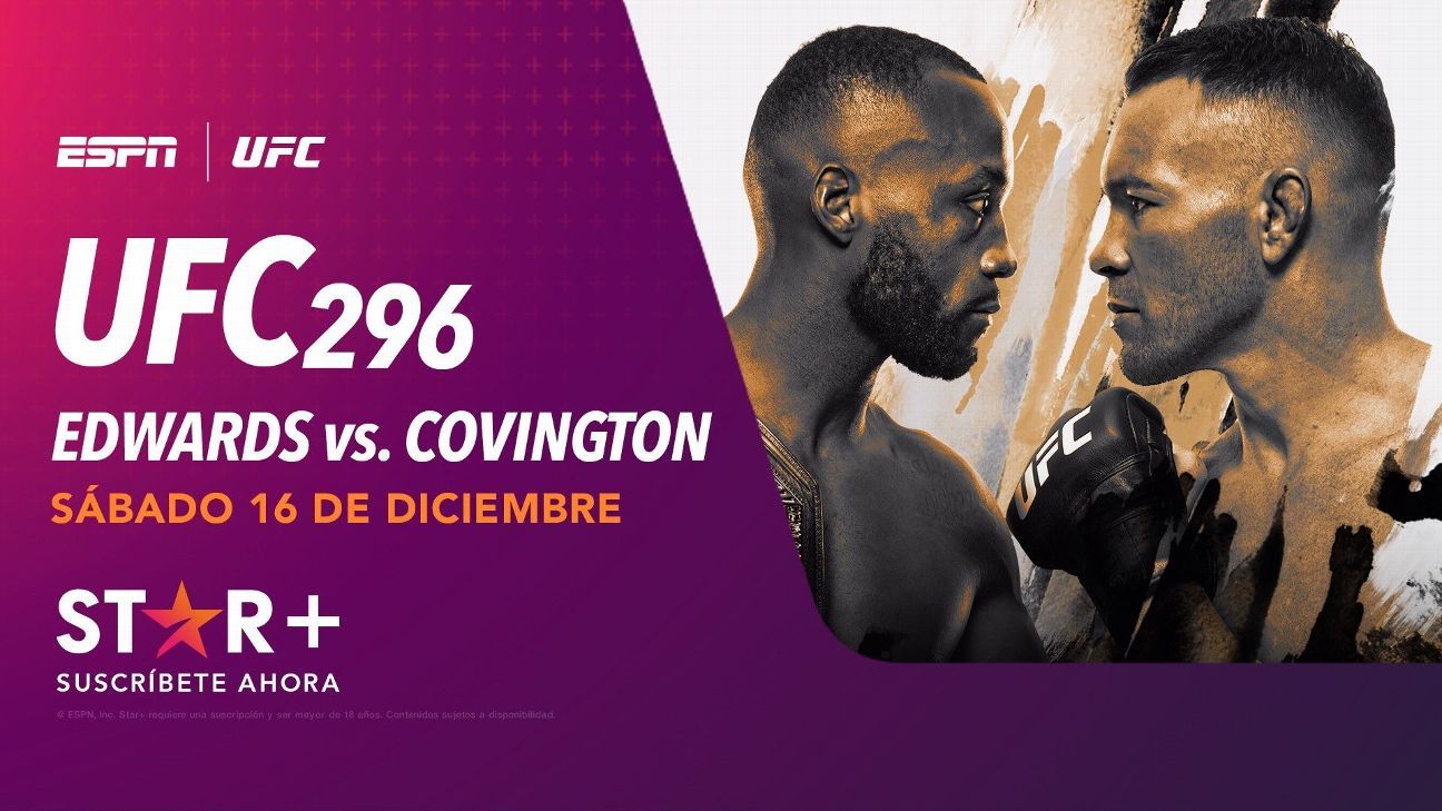 Como ver UFC 296 por ESPN KNOCKOUT en STAR+ - ESPN