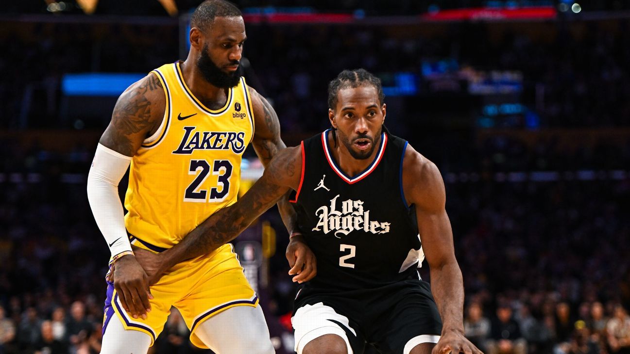 Notable numbers as ice-cold Lakers face red-hot Clippers - ESPN