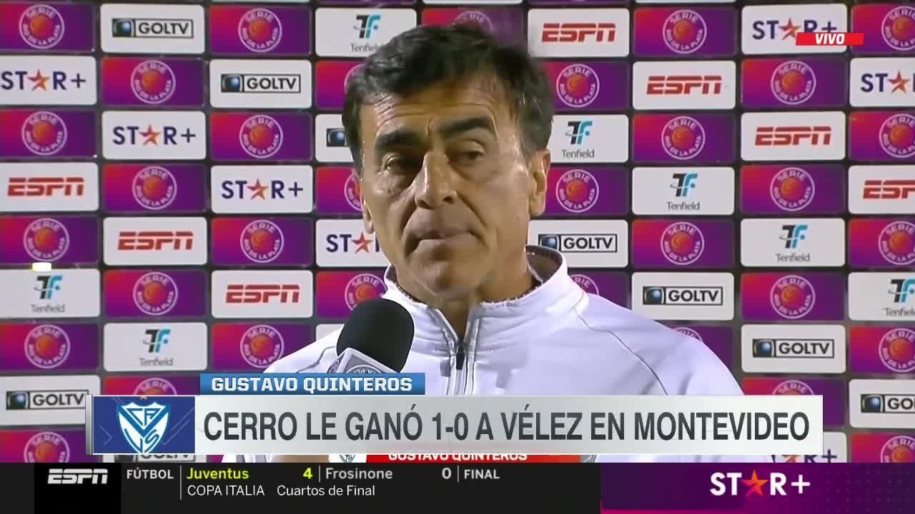 Gustavo Quinteros hizo autocrítica tras su debut en Vélez - ESPN