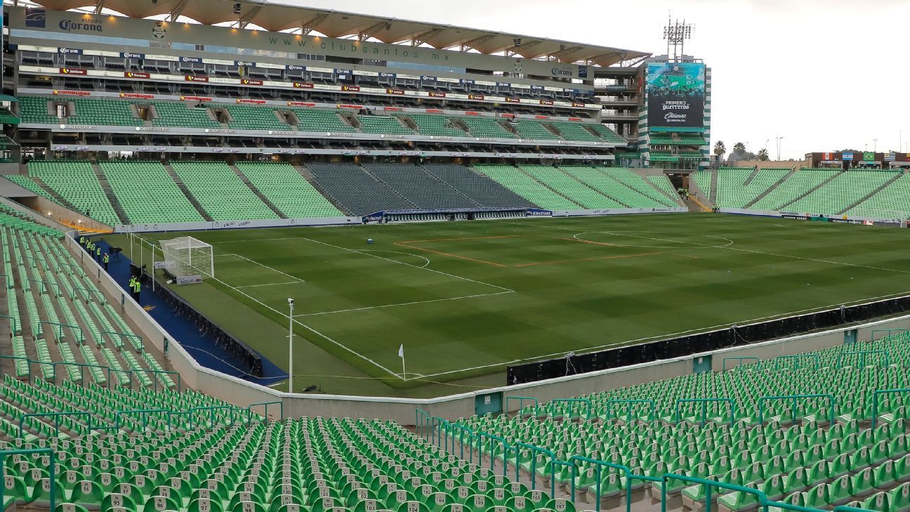 Fuentes: Santos vs. Puebla, prueba piloto para juegos de alto riesgo en TSM - ESPN
