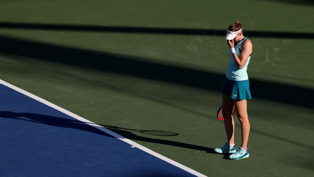 Rybakina se bajó de Dubai a minutos de jugar - ESPN