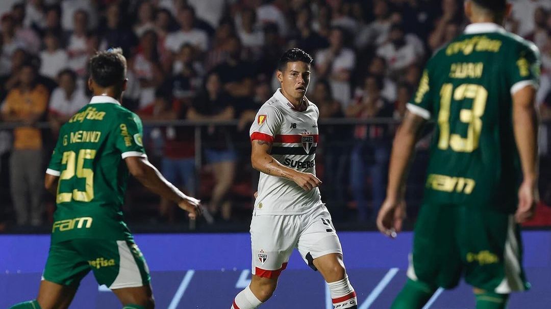 Técnico de Sao Paulo explicó por qué James no juega más minutos - ESPN