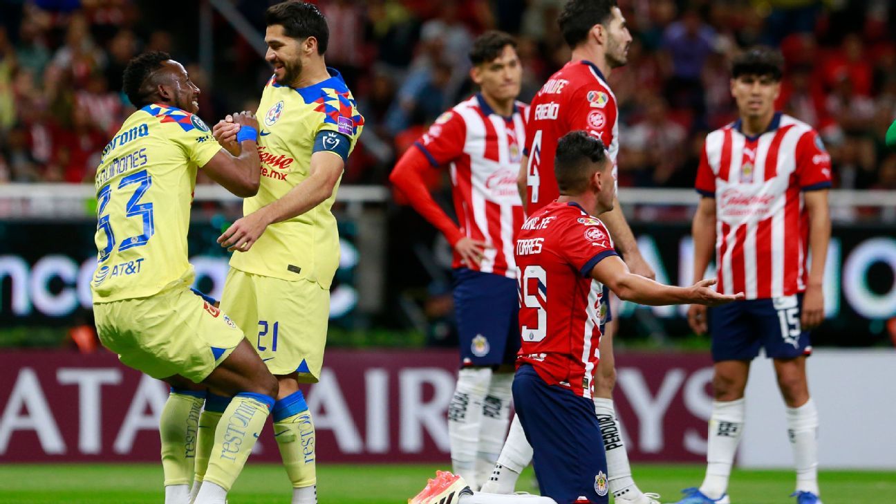 Gago sufre ataque de amnesia y América sentenció a las inofen-Chivas: 3-0 - ESPN