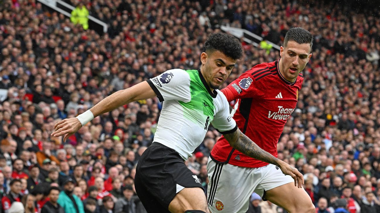 Díaz anotó, pero Liverpool perdió el liderato tras empatar ante el United - ESPN