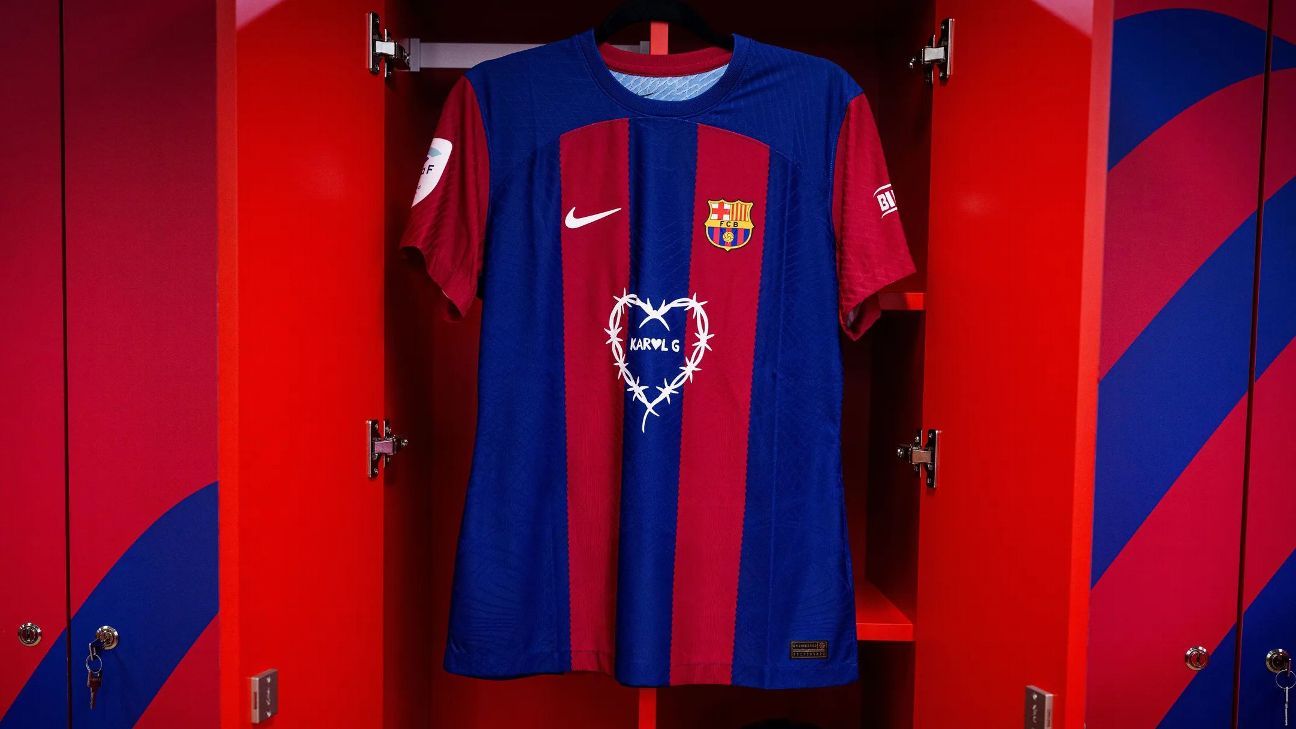 Karol G tendrá su logo en la camiseta de Barcelona ante Real Madrid - ESPN