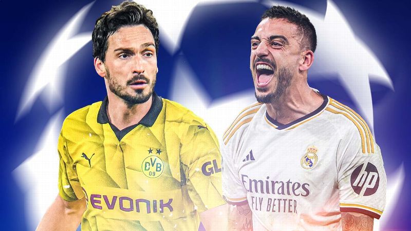 Dortmund vs Real Madrid: Alineaciones de la final - ESPN