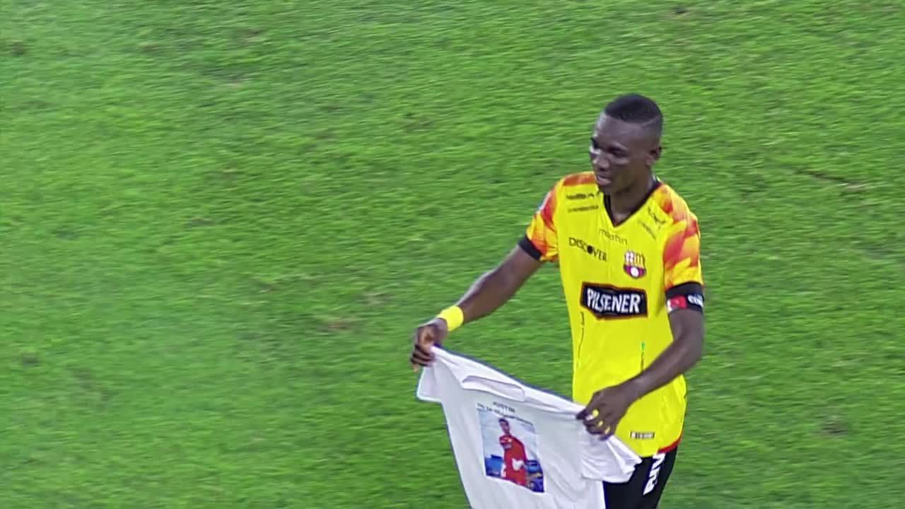 Janner Corozo empató para Barcelona SC y se lo dedicó a Justin Cornejo - ESPN