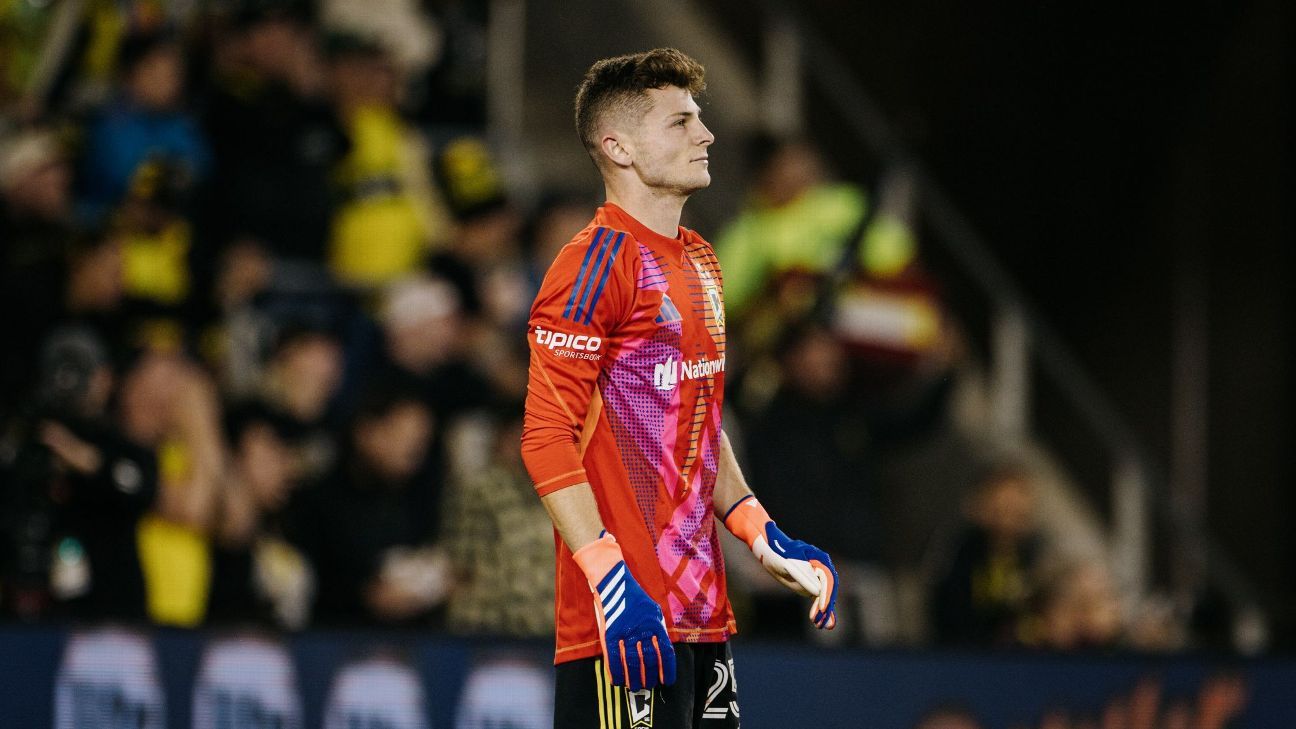 Columbus Crew sufre insólita situación en la portería ante ausencia de Nicholas Hagen - ESPN