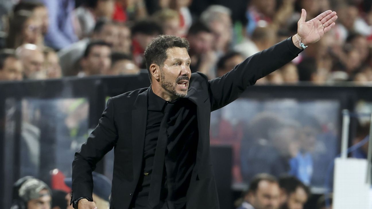 Simeone: Atlético de Madrid necesita mejorar al ataque - ESPN