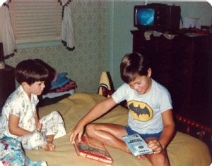 Will and Sean Caviness as children