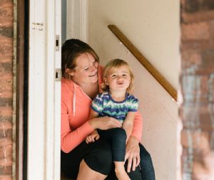 Amber Miller with her daughter June