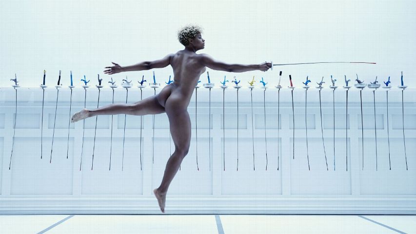 Nzingha Prescod, olympics, fencing, featured in the Body Issue 2016: Fully Exposed on ESPN the Magazine