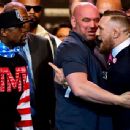 Floyd-Conor tour begins with insults, taunts