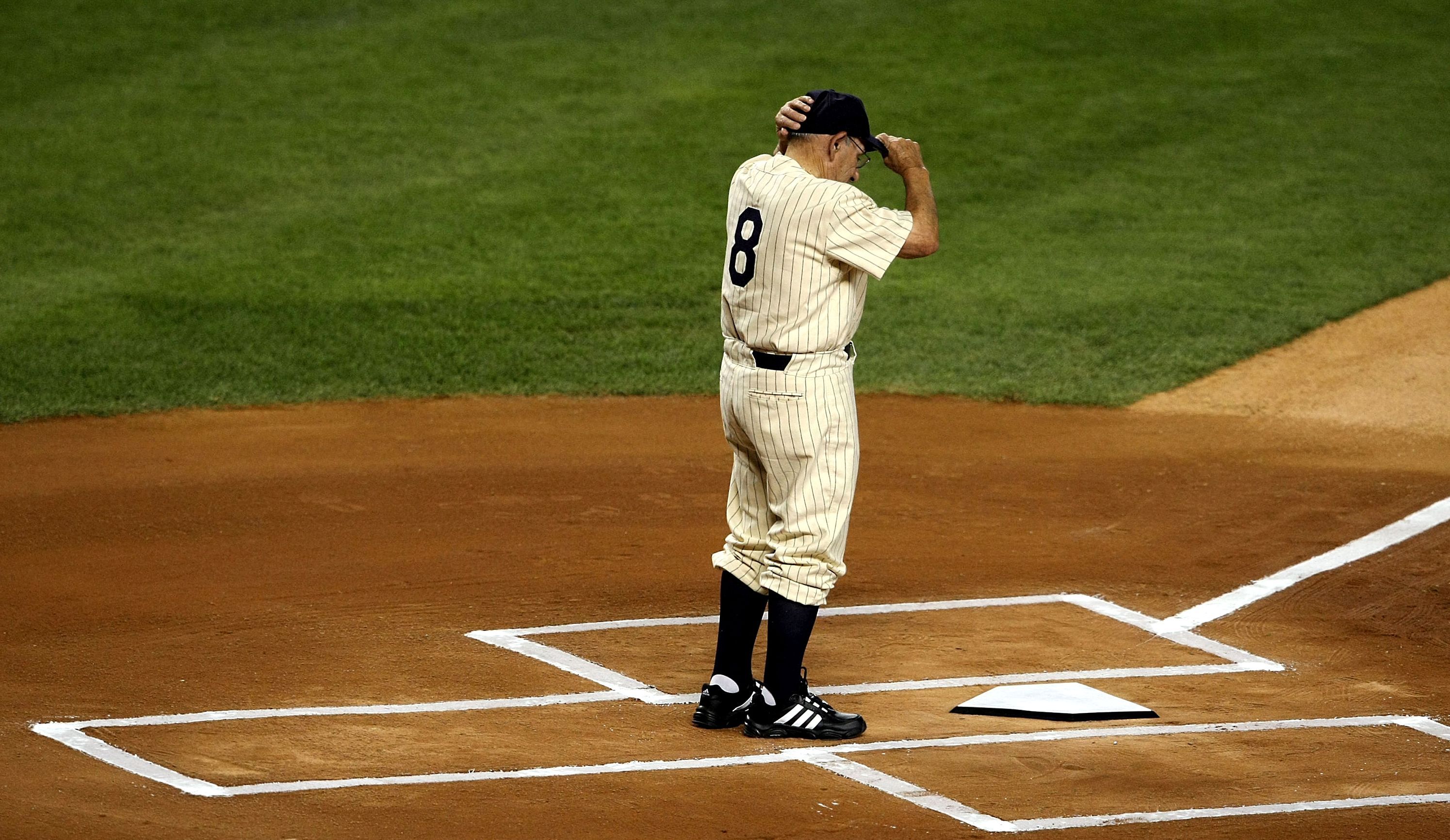 Yogi Berra's last game at Yankee Stadium
