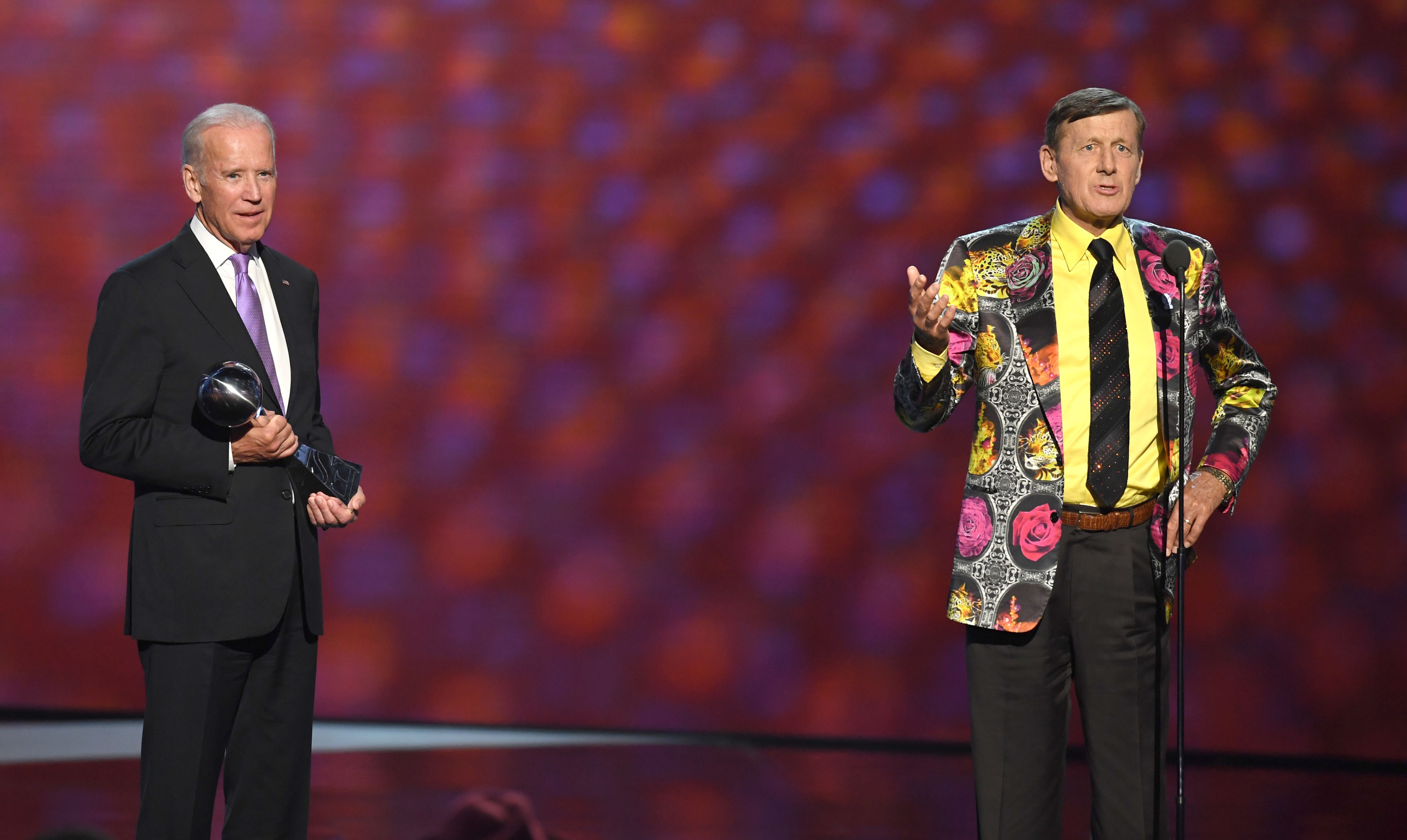 Joe Biden and Craig Sager