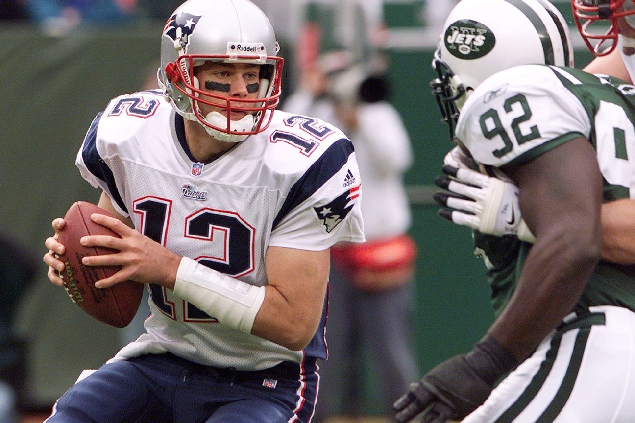 En el 2001, Tom Brady reemplaz� a Drew Bledsoe tras lesionarse contra los New York Jets y comenz� su gran historia en la NFL.