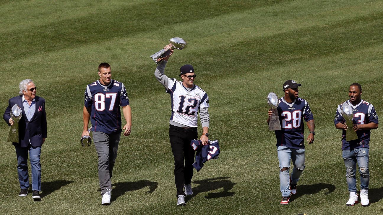 Tom Brady es el �nico mariscal de campo en la historia de la NFL en ganar cinco t�tulos de Super Bowl.