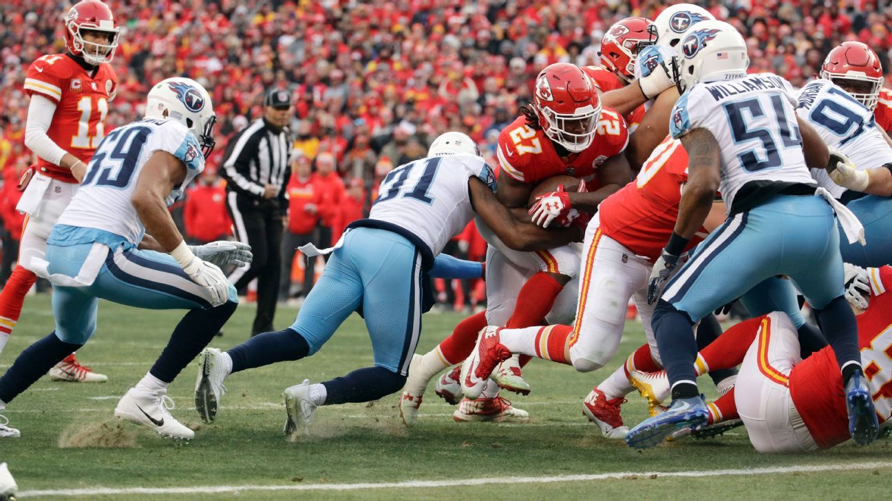 Kareem Hunt, RB, Kansas City Chiefs