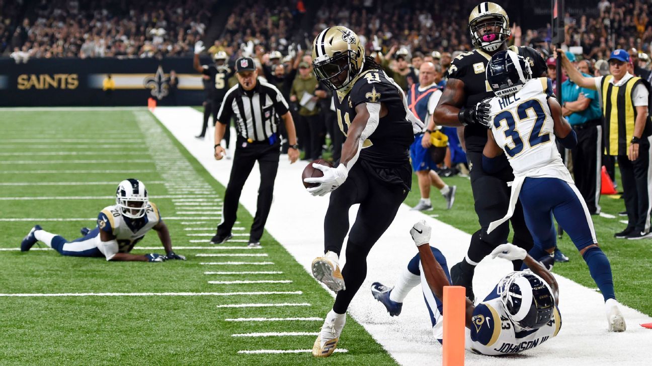 Alvin Kamara, RB, New Orleans Saints