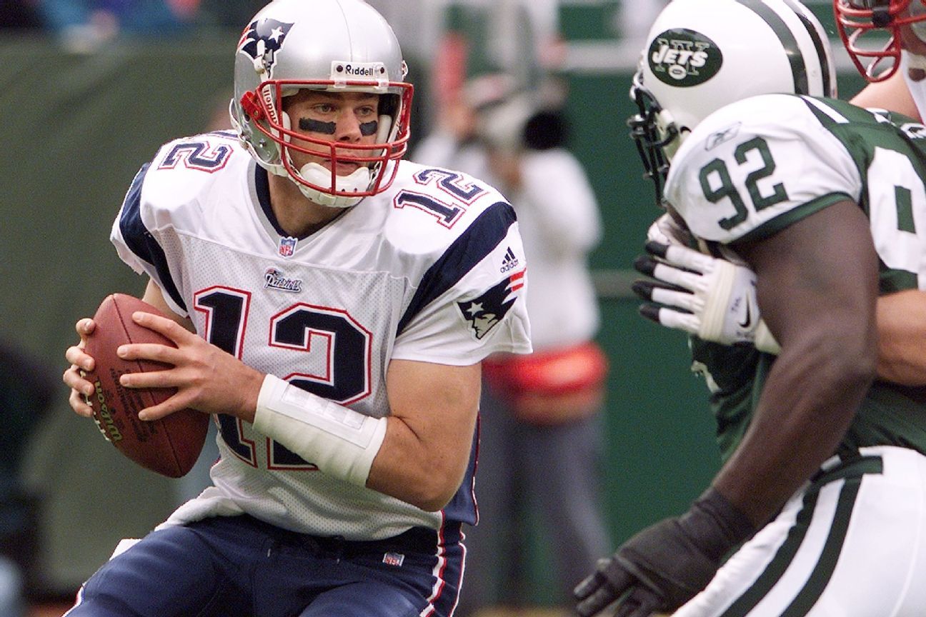 En el 2001, Tom Brady reemplaz a Drew Bledsoe tras lesionarse contra los New York Jets y comenz su gran historia en la NFL.