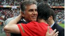 Carlos Queiroz saw his side throw off the defensive shackles