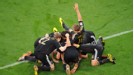 Germany celebrate their stunning victory
