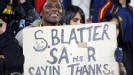A fan thanks FIFA for bringing the tournament to the country.