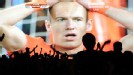Fans look on after Robben missed his one-on-one