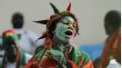 A Burkina Faso fan looks on before the African Nations Cup Group B match between Ivory Coast 