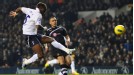 Louis Saha fires Tottenham into a 2-0 lead