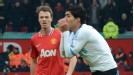 Luis Suarez attempts to stop himself saying something controversial