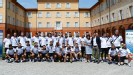The Sassuolo squad lines up for the 2013-14 Serie A team photo