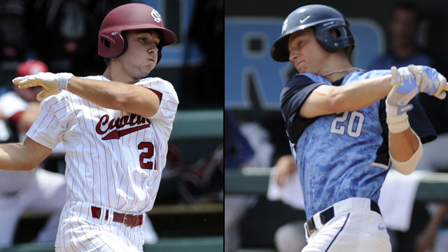 South Carolina vs. #1 North Carolina (Site 1 / Game 3): 2013 NCAA Baseball Super Regionals