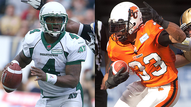 Saskatchewan Roughriders vs. British Columbia Lions