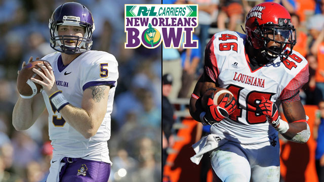 East Carolina vs. Louisiana-Lafayette: 2012 R+L Carriers New Orleans Bowl