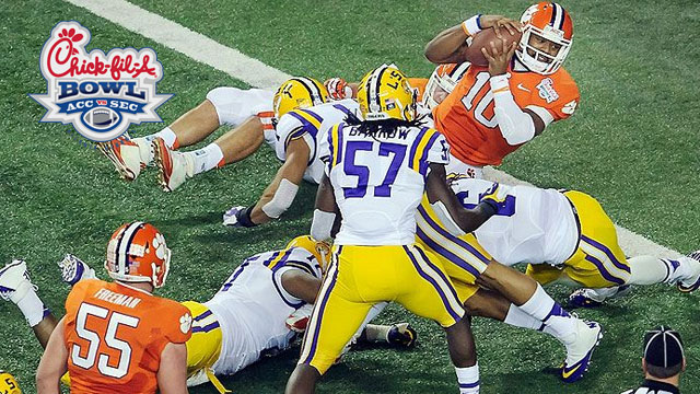 #8 LSU vs. #14 Clemson: 2012 Chick-Fil-A Bowl