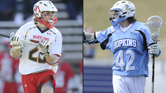 Maryland vs. #2 Johns Hopkins (Quarterfinal #1): NCAA Men's Lacrosse Championship