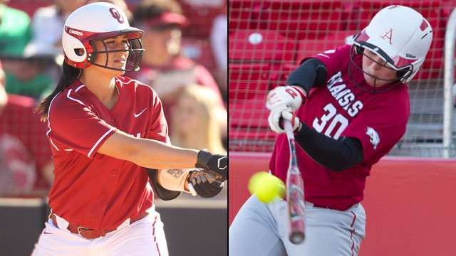 #1 Oklahoma vs. Arkansas (Site 3 / Game 6): 2013 NCAA Softball Regionals