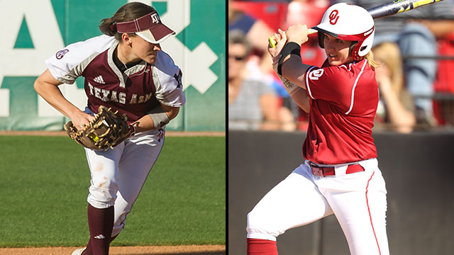 #16 Texas A&M vs. #1 Oklahoma (Site 1 / Game 1): 2013 NCAA Softball Super Regionals